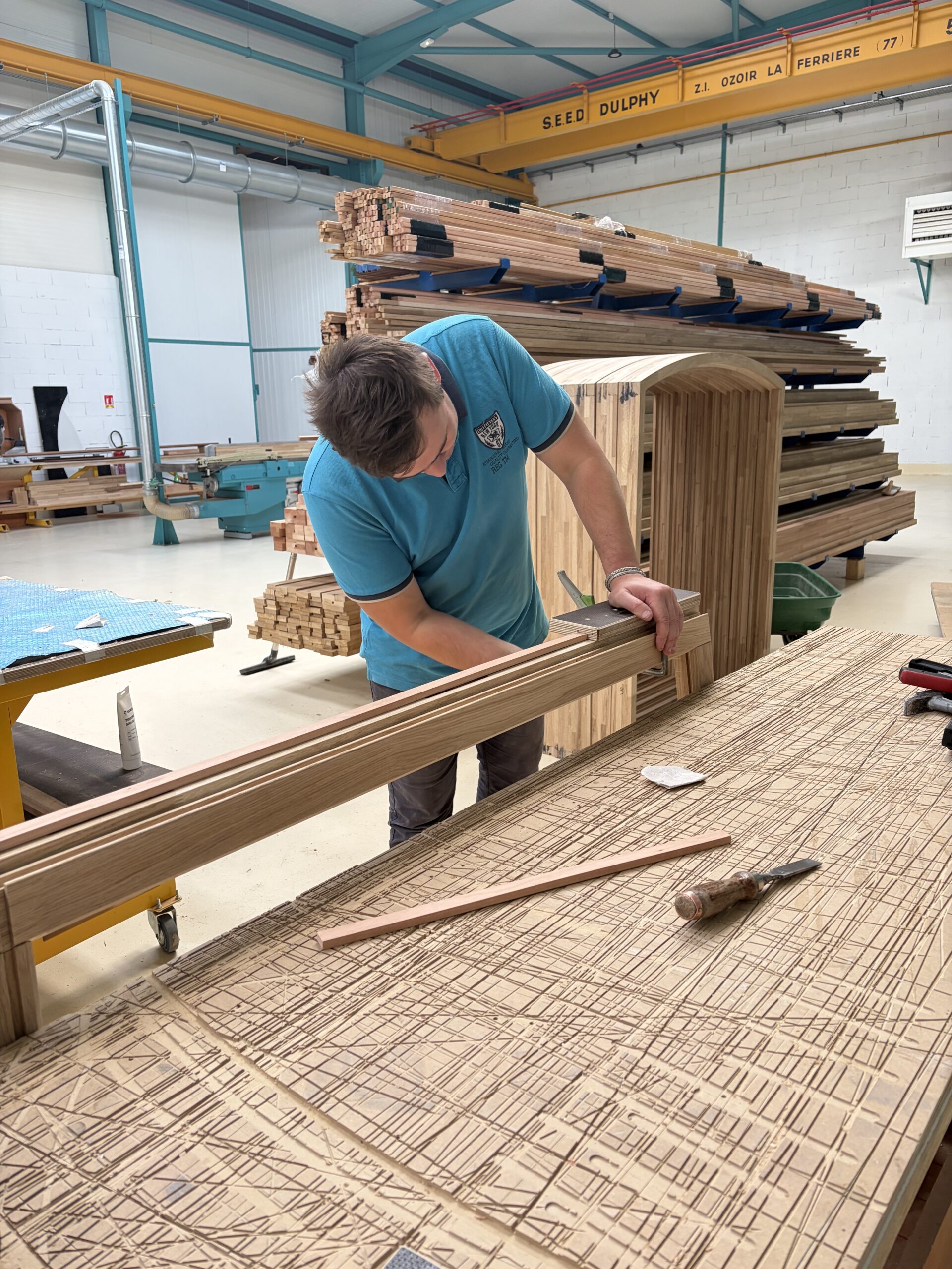 Fabrication de fenêtres bois dans notre atelier