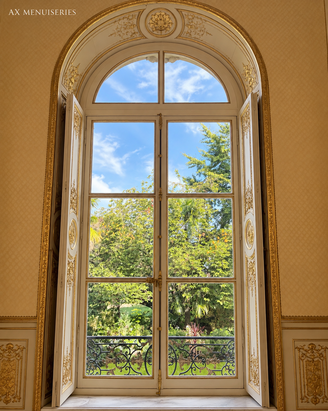 Fenêtre bois sur mesure en chêne