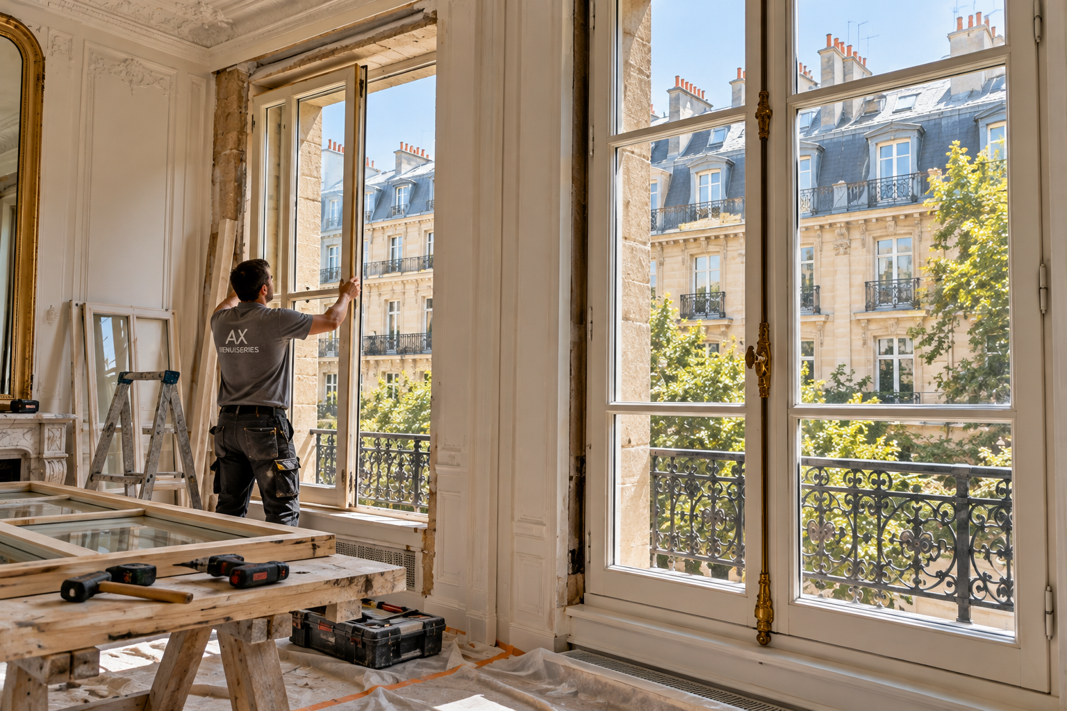 Pose de fenêtres — AX Menuiseries